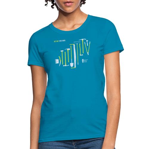 Get Out. Give Back. Trail Tool Arrangement - Women's T-Shirt