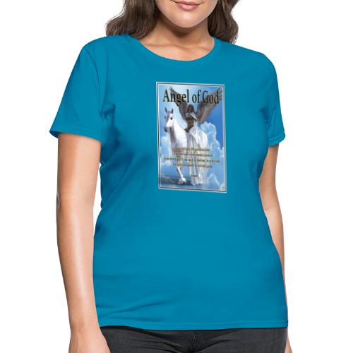 Angel of God, My guardian Dear (version with sky) - Women's T-Shirt