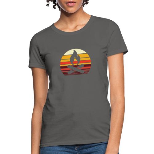 Campfire Sunset - Women's T-Shirt