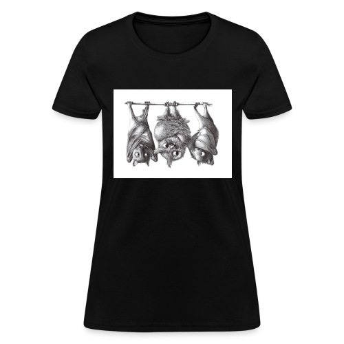 Vampire Owl with Bats - Women's T-Shirt