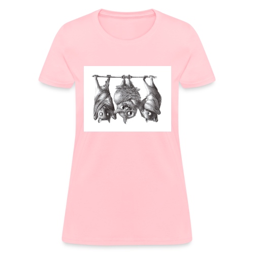 Vampire Owl with Bats - Women's T-Shirt