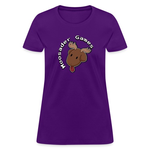 Circle text moose head png - Women's T-Shirt