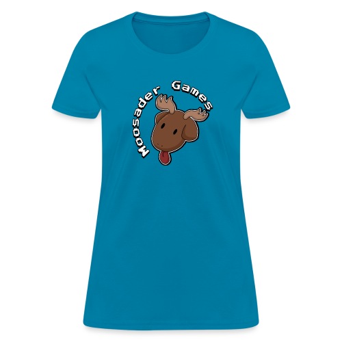 Circle text moose head png - Women's T-Shirt