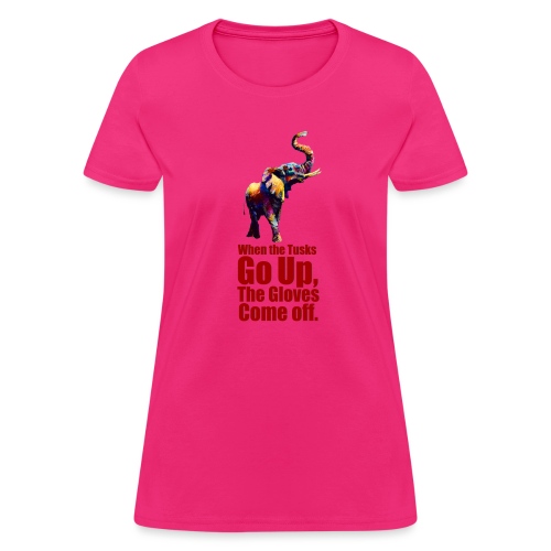 When the trunk goes up th - Women's T-Shirt