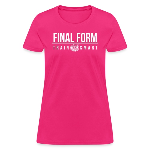 final form logo train smart white png - Women's T-Shirt
