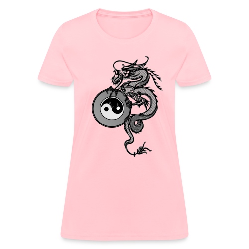 dragon with yin yang - Women's T-Shirt