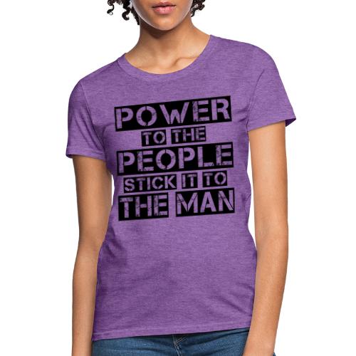 People Power | Black - Women's T-Shirt