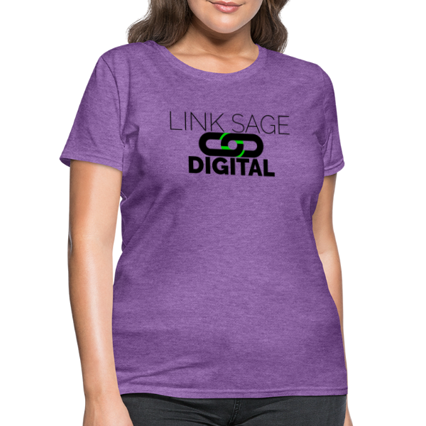 Link Sage Digital Logo with Text - Women's T-Shirt