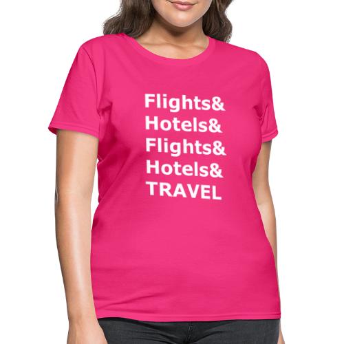 & Travel - Light Lettering - Women's T-Shirt
