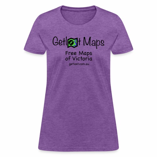 Getlost Maps 3 - Women's T-Shirt