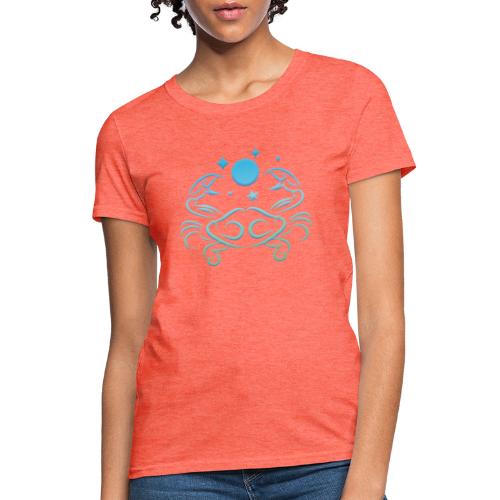 Cancer Zodiac Crab Star Water Sign - Women's T-Shirt