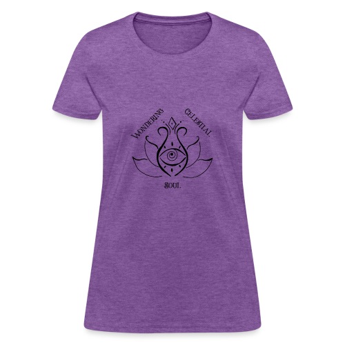 Dark Wondering Celestial Soul Logo - Women's T-Shirt