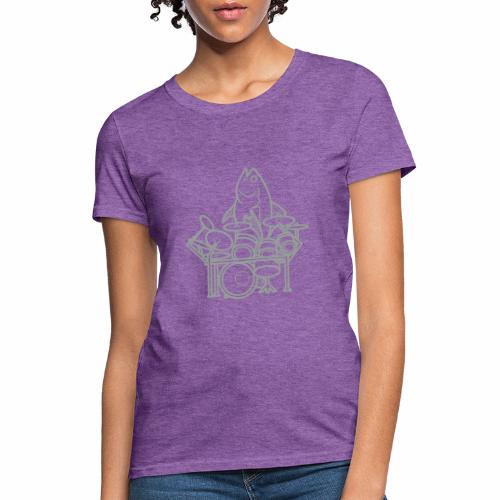 fishsolooutline - Women's T-Shirt