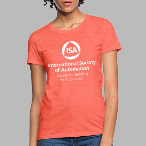 ISA Logo Name tag white - Women's T-Shirt