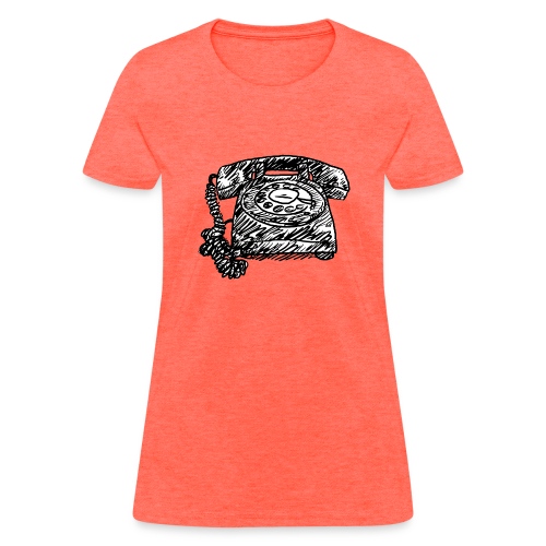 Vintage Telephone - Hot Line - Women's T-Shirt