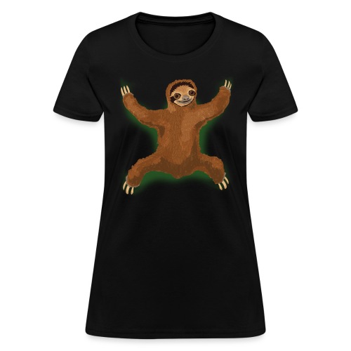 Sloth Love Hug - Green - Women's T-Shirt
