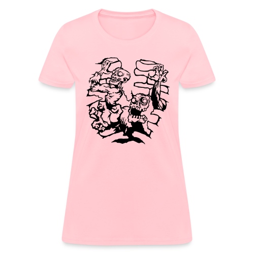 Choice Of Zombies line art - Women's T-Shirt