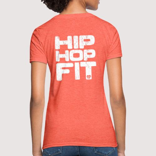 Hip-Hop Fit Logo (White distressed) - Women's T-Shirt