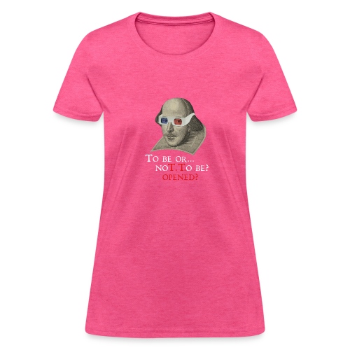 Shakespeare Bard-Code Logo (dark) - Women's T-Shirt