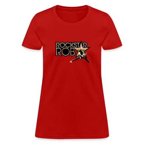 RockstarRob-LogoPlusIllus - Women's T-Shirt