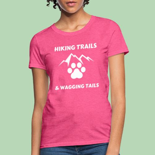 Hiking Trails and Wagging Tails on the ADK-9! - Women's T-Shirt
