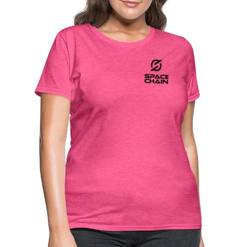 SpaceChain logo (black) - Women's T-Shirt
