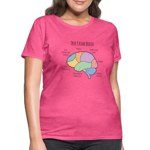 True Crime Lovers Brain - Women's T-Shirt