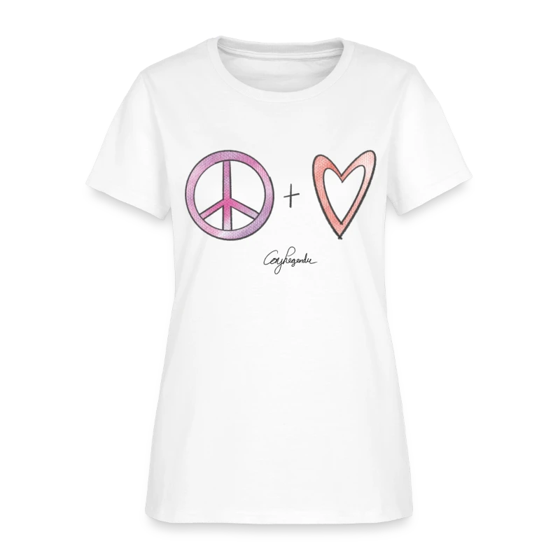 Peace and Love | Signature Collection - Women's T-Shirt