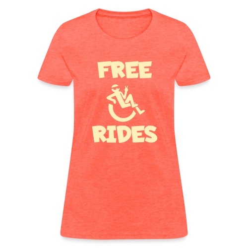This wheelchair user gives free rides - Women's T-Shirt