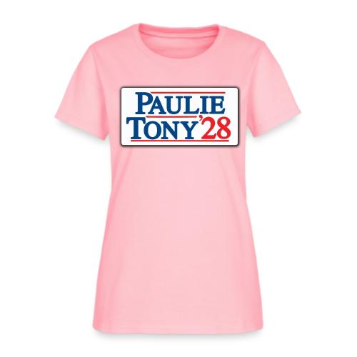 Paulie and Tony for Co-President 2028 - Women's T-Shirt