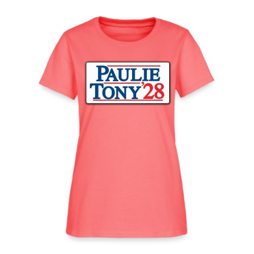 Paulie and Tony for Co-President 2028 - Women's T-Shirt