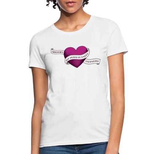 PLA Libraries - the Heart of Every Community - Women's T-Shirt