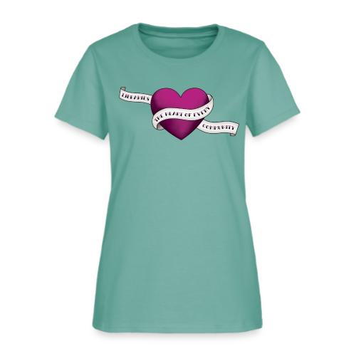 PLA Libraries - the Heart of Every Community - Women's T-Shirt