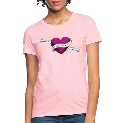 PLA Libraries - the Heart of Every Community - Women's T-Shirt
