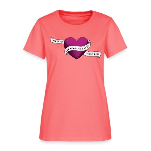 PLA Libraries - the Heart of Every Community - Women's T-Shirt
