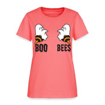 Boo Bees - Women's T-Shirt - coral - Front