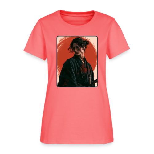 Samurai Beneath the Red Sun - Women's T-Shirt