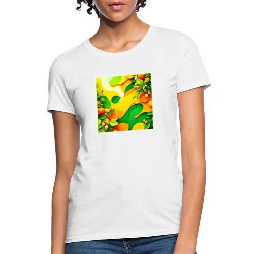 Fresh Citrus Summer Vibes Art - Women's T-Shirt