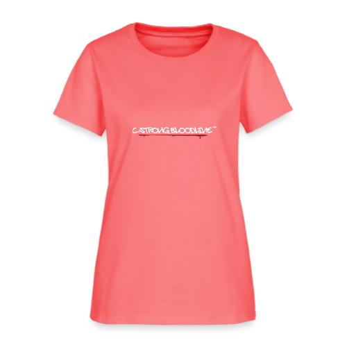 C.Strong Bloodline Logo (White) - Women's T-Shirt