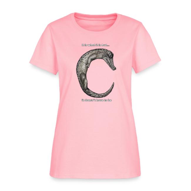 croc with text