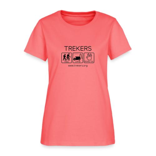 Trekers black logo - Women's T-Shirt