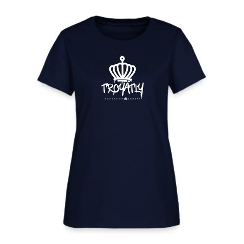 RO Troyalty Tag White - Women's T-Shirt