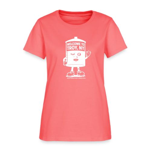 RO Welcome to Troy Winking Fuel Tank Light - Women's T-Shirt