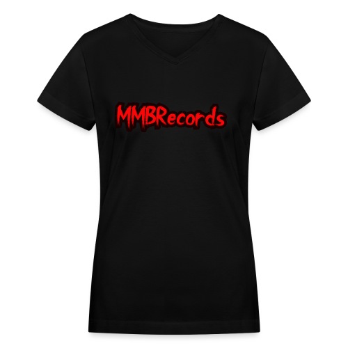 MMBRECORDS - Women's V-Neck T-Shirt