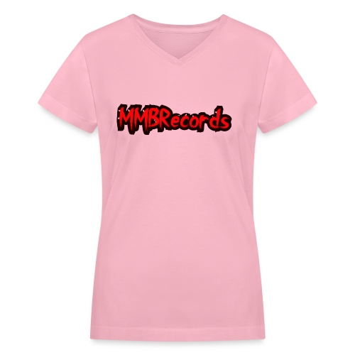 MMBRECORDS - Women's V-Neck T-Shirt