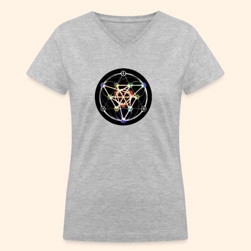 Classic Alchemical Cycle - Women's V-Neck T-Shirt