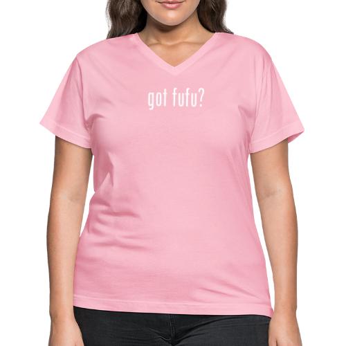got fufu Women Tie Dye Tee - Pink / White - Women's V-Neck T-Shirt