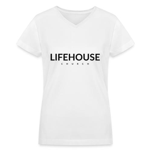 Lifehouse Logo - Women's V-Neck T-Shirt