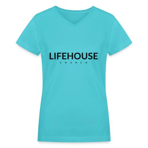 Lifehouse Logo - Women's V-Neck T-Shirt