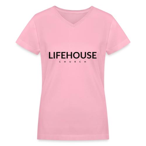 Lifehouse Logo - Women's V-Neck T-Shirt